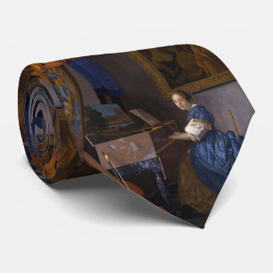 Gravata Mulher assentada em um Virginal Vermeer