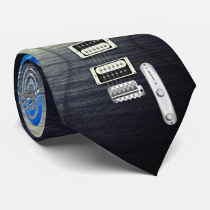 Gravata Música de violão transparente