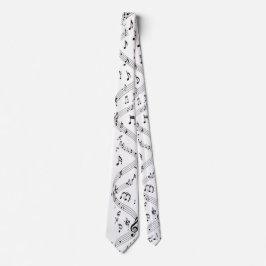 Gravata  Musical Instrument Notes - Men's Custom Necktie