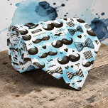 Gravata Mustache Dapper Pattern Necktie Tie<br><div class="desc">Mustache Dapper Pattern Necktie: Elevate your style with this unique necktie. The bold mustache pattern adds a touch of personality and sophistication to any outfit. Perfect for adding a pop of fun to business meetings or special occasions.</div>