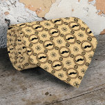 Gravata Mustache Pattern Necktie Tie<br><div class="desc">This stylish necktie features a playful mustache pattern,  making it a unique and memorable accessory for any dapper gentleman. Perfect for adding a touch of personality to your everyday look or as a thoughtful gift for the men in your life.</div>