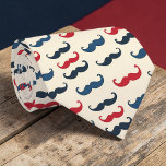 Gravata Mustache Pattern Necktie Tie<br><div class="desc">This stylish necktie features a playful mustache pattern,  making it a unique and memorable accessory for any dapper gentleman. Perfect for adding a touch of personality to your everyday look or as a thoughtful gift for the men in your life.</div>