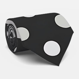 Gravata Na moda Black Dot Neck tie