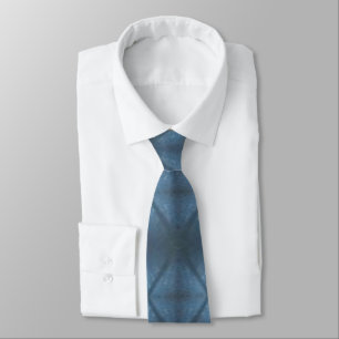 Gravata Na moda Dark e Azul Claro Ouros