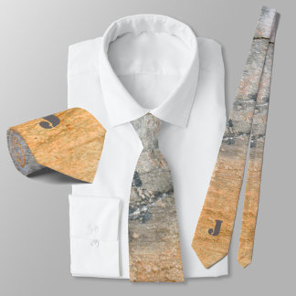 Gravata Na moda de Grunge Urbano Arrejado e Cinza