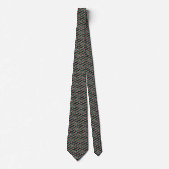 Gravata Namíbia Flag Honeycomb Tie (Frente)