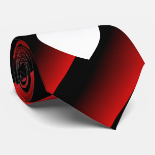 Gravata Namorados - Grelhas de Diagonal do Ombre Vermelho