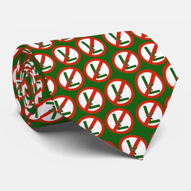 Gravata Não - L Noel Ugly Christmas Tie (Rolled)