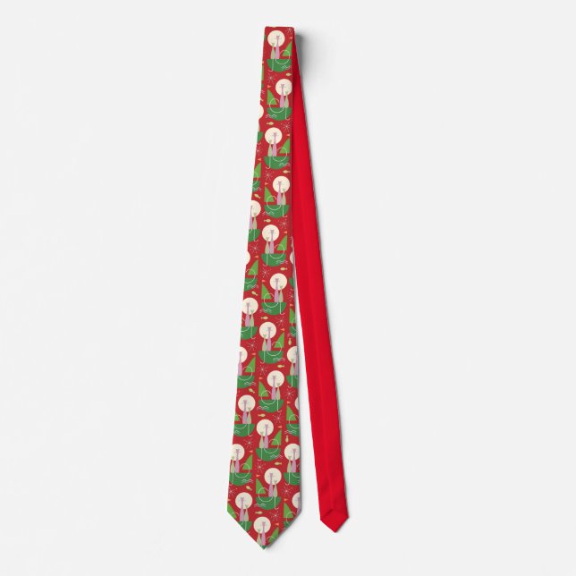 Gravata Natal Cat Necktie (Frente)