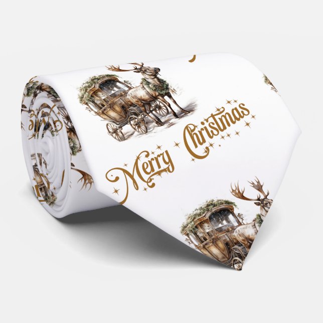 Gravata Natal clássico e verde-pastel e ouro (Rolled)