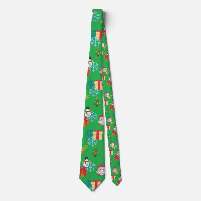 Gravata natal emoji (Frente)