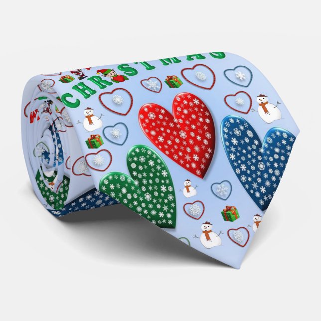 Gravata Natal, Feliz Natal (Rolled)