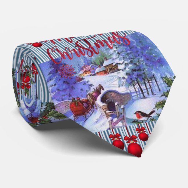 Gravata Natal, Feliz Natal (Rolled)