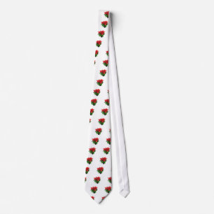 Gravata Natal Poinsetta Tie