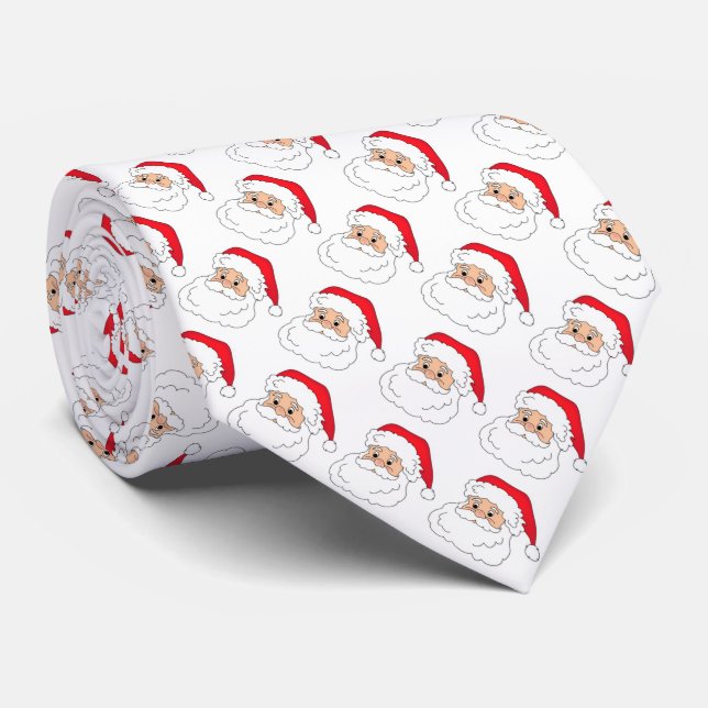 Gravata Natal Tie/Papai Noel (Rolled)