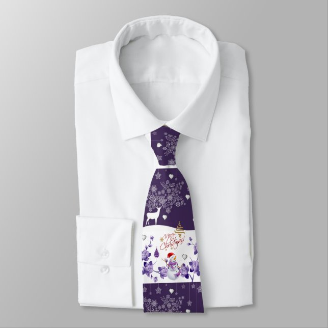 Gravata Natal Tie, Reindeer (Amarrado)