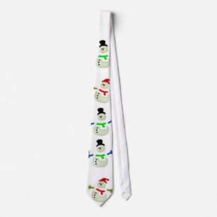 Gravata Natal Tie, Snowman