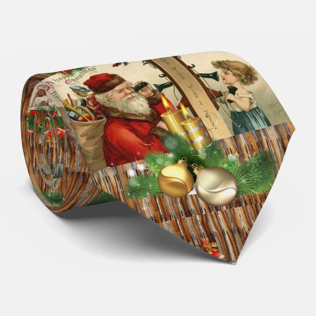 Gravata Natal Tie, Vintage (Rolled)