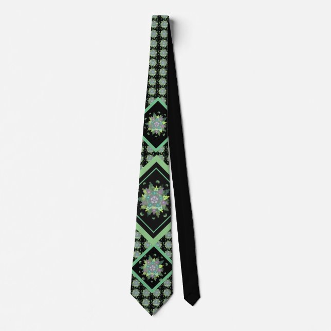 Gravata Nature Child Mandala Padrão (Frente)