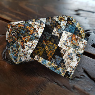 Gravata Natureza Geométrica Fractal