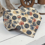 Gravata Nautical Custom Necktie<br><div class="desc">This custom nautical necktie is perfect for any ocean lover. The unique design features [Specific details of the design, e.g., a vibrant blue and white striped pattern, classic anchors, or a stylized seascape]. It's a stylish and memorable gift for dads, groomsmen, or anyone who appreciates a touch of the sea....</div>