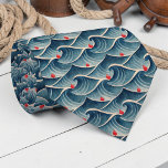 Gravata Nautical Custom Necktie<br><div class="desc">This custom necktie features a bold nautical design,  perfect for adding a touch of nautical charm to any outfit. It's a stylish and unique accessory that makes a great gift for the sea lover in your life.</div>