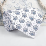 Gravata Nautical Seashells Custom Necktie<br><div class="desc">This custom necktie features a beautiful nautical design with seashells, perfect for adding a touch of the ocean to any outfit. Whether you're heading to a seaside vacation, a special event, or just want to express your love for the sea, this tie is a stylish and unique choice. Made with...</div>