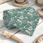 Gravata Nautical Toile Custom Necktie<br><div class="desc">This custom necktie features a classic nautical toile pattern,  perfect for adding a touch of seaside charm to any outfit. Ideal for dads,  groomsmen,  or anyone who loves the ocean.</div>