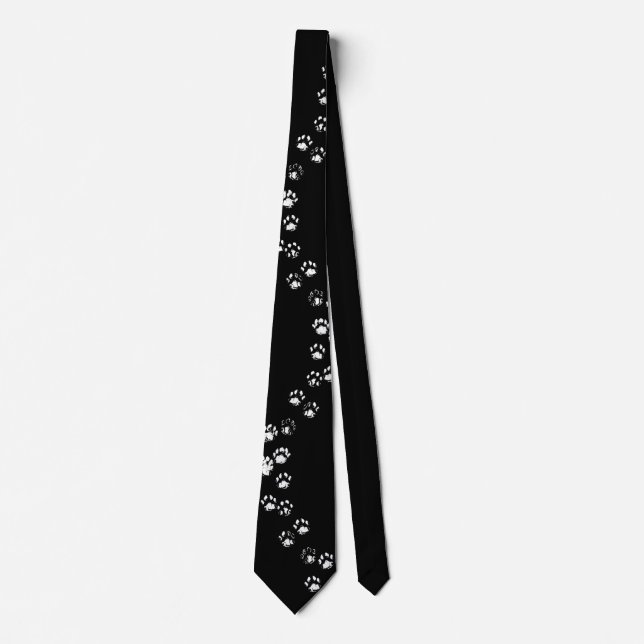 GRAVATA NECK TIE - CAT PAW PRINTS/TRACKS (Frente)
