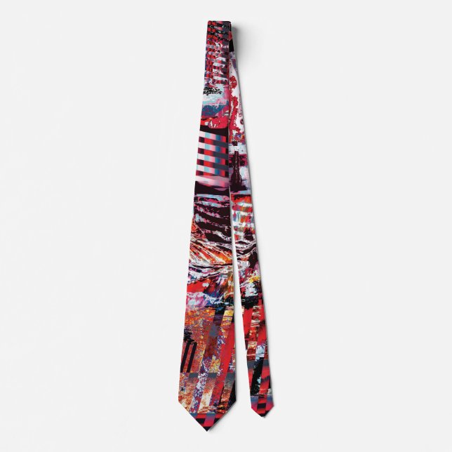 Gravata Neck Tie – Fragmented Pulse (Frente)