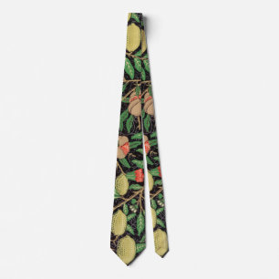 GRAVATA NECK TIE : WILLIAM MORRIS : POMEGRANATOS