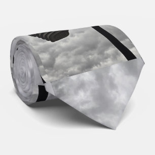 Gravata Necktie da Estação Climática de Nuvem