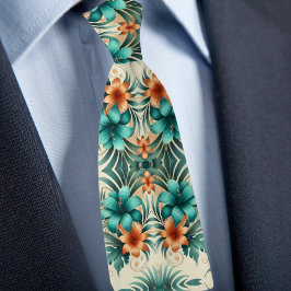Gravata Necktie de Iridescência Tropical
