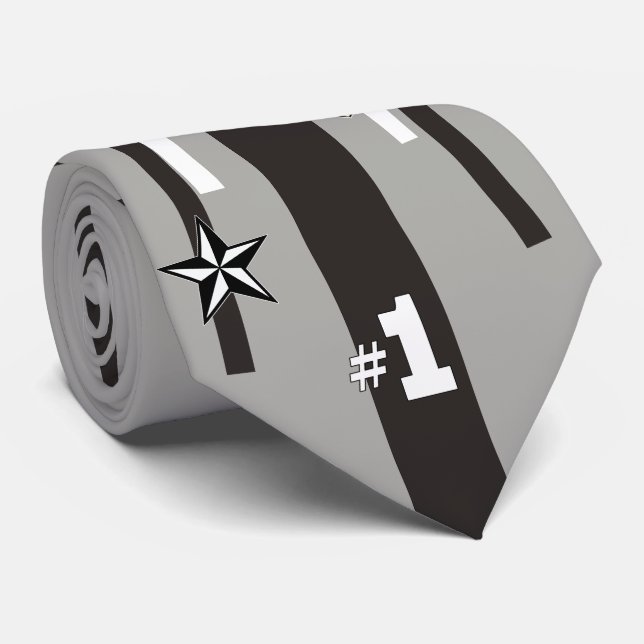 Gravata Necktie de Mãe de futebol (Rolled)