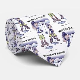 Gravata Necktie de ruptura de mola