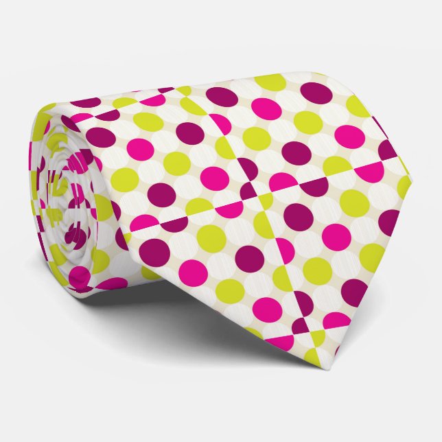 Gravata Necktie do Bolinhas (Rolled)