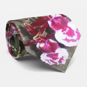 Gravata Necktie - Tolumnia Jairak Rainbow Orchid