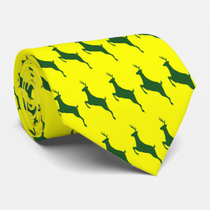 Gravata Necktie Verde Deer
