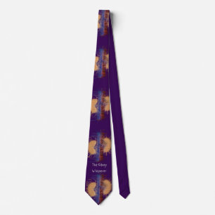 Gravata Nefrologista Tie Artsy Rins Roxo