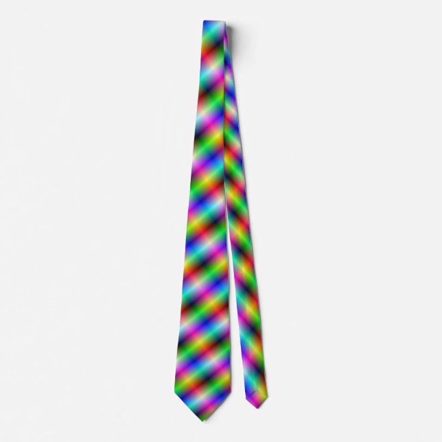 Gravata Neon Crosshatch Neck (Frente)