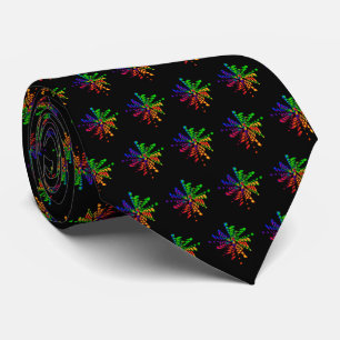 Gravata Neon Rainbow Art