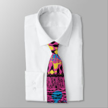 Neuroscience Retina Pink Tie