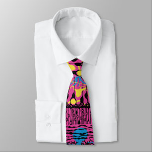 Gravata Neuroscience Retina Pink Tie
