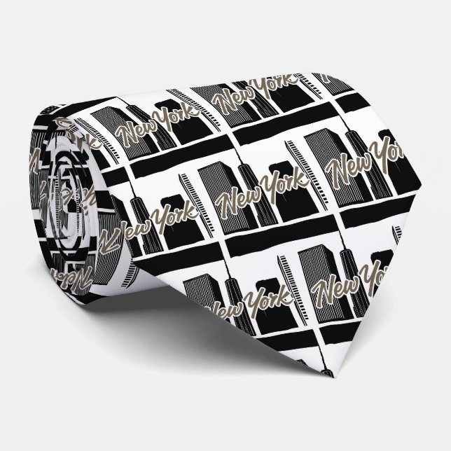 Gravata New York Neck Tie (Rolled)