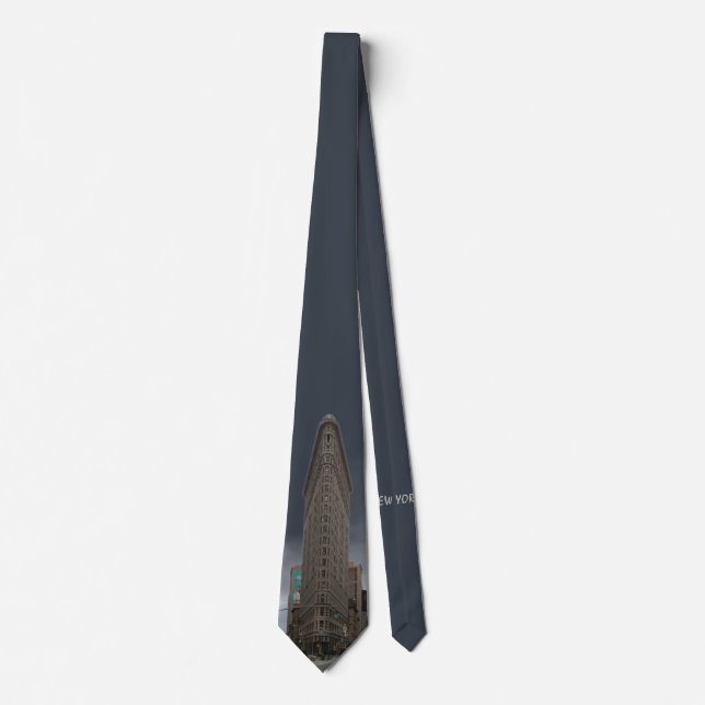 Gravata New York Tie NY City Flatiron Souvenir Necktie (Frente)