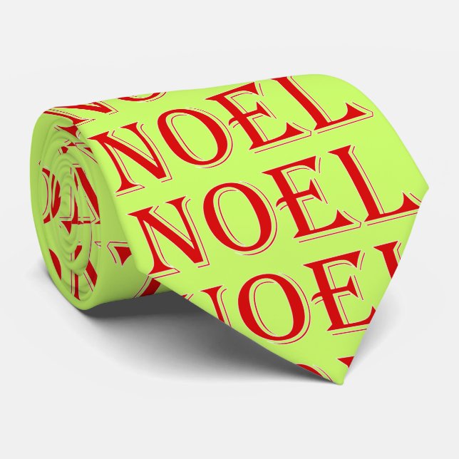 Gravata Noel Natal (Rolled)