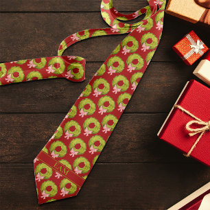 Gravata Noite de Natal Vermelhos Novidade Verde Adicionar