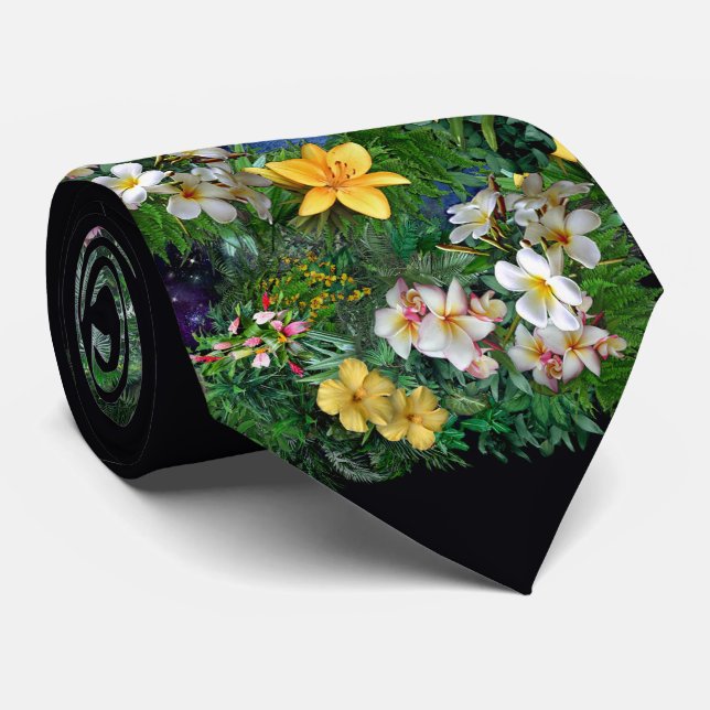 Gravata Noites tropicais (Rolled)