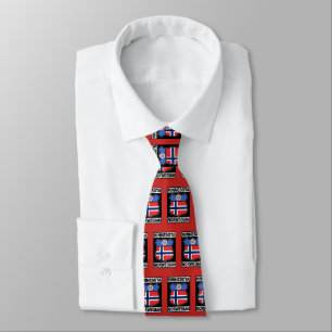 Gravata Norueguês Minesotan Americano Neck Tie
