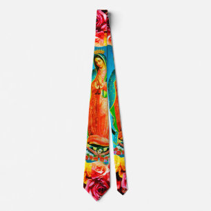 Gravata Nossa Senhora de Guadalupe Colorful Mens